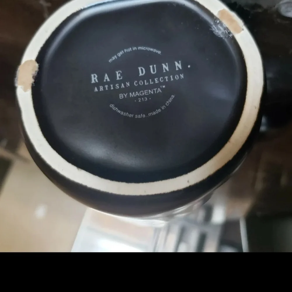 Rae Dunn Halloween Black “EEK!” Coffee Mug 
